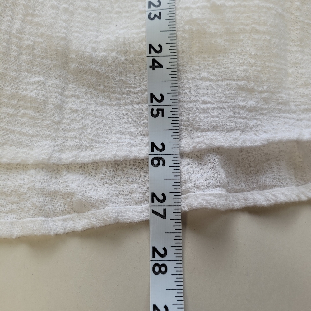 C Est. 1946 by Cato Size XL Long Sleeve Gauze 100% Cotton Blouse Pullover Beach - Picture 7 of 8